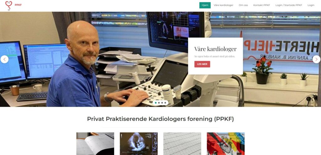 PPKF - Privat Praktiserende Kardiologers forening web