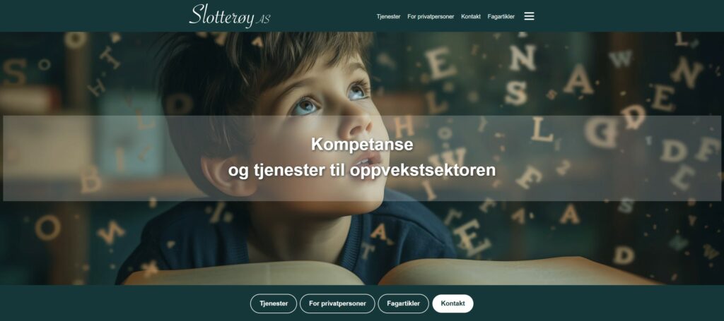 Slotterøy AS webside